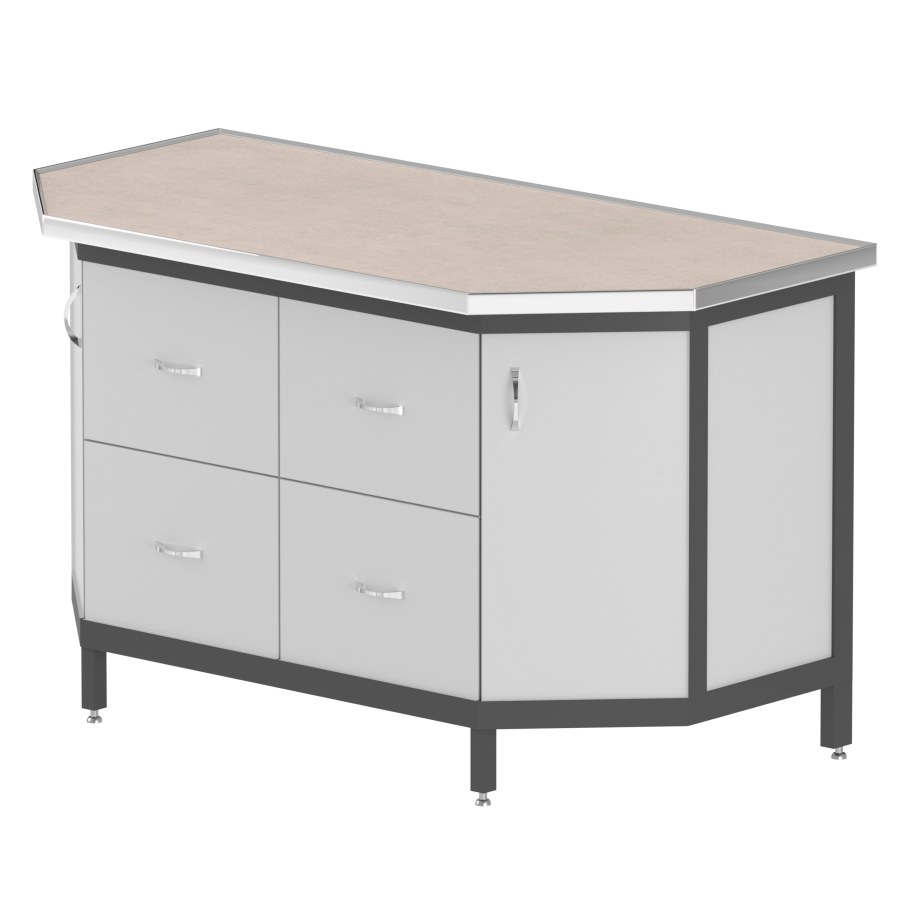 Стол торцевой лабораторный