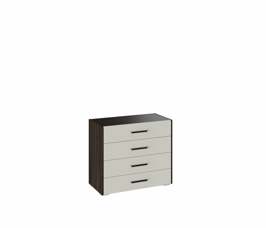 Спальня Моника - комод к-4 - дуб Тахо+белый