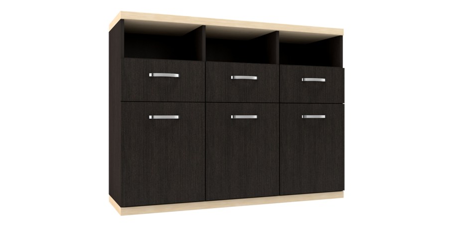 Уют сб-2749/1 комод дуб феррара/дуб феррара,Паллада