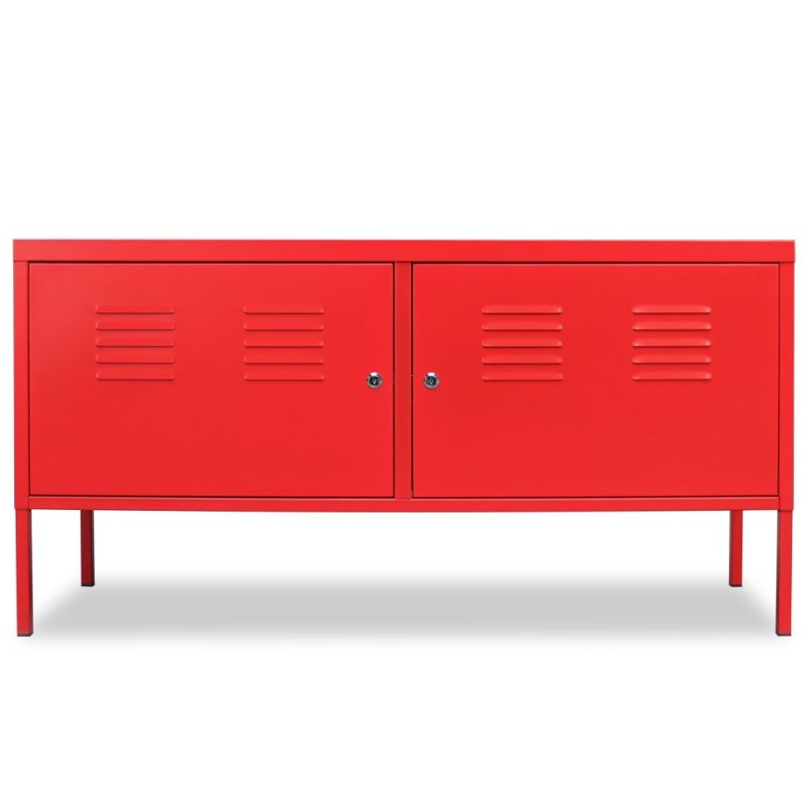Комод икеа красный металлический