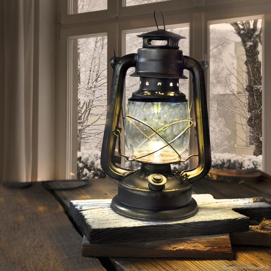 Керосиновая лампа ленштаптрест