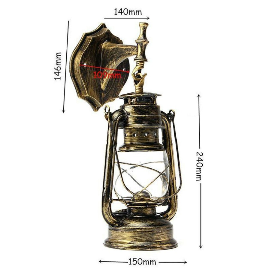 Бра Винтаж керосиновая лампа