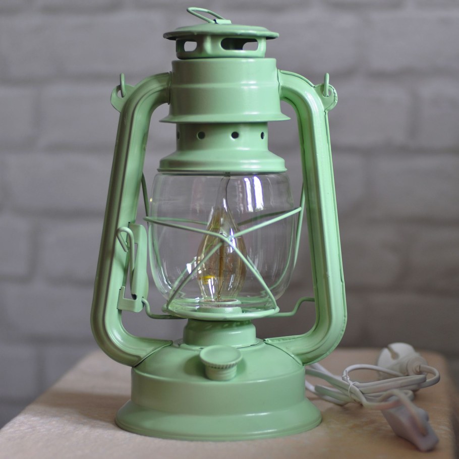 Настольная лампа керосинка электрическая