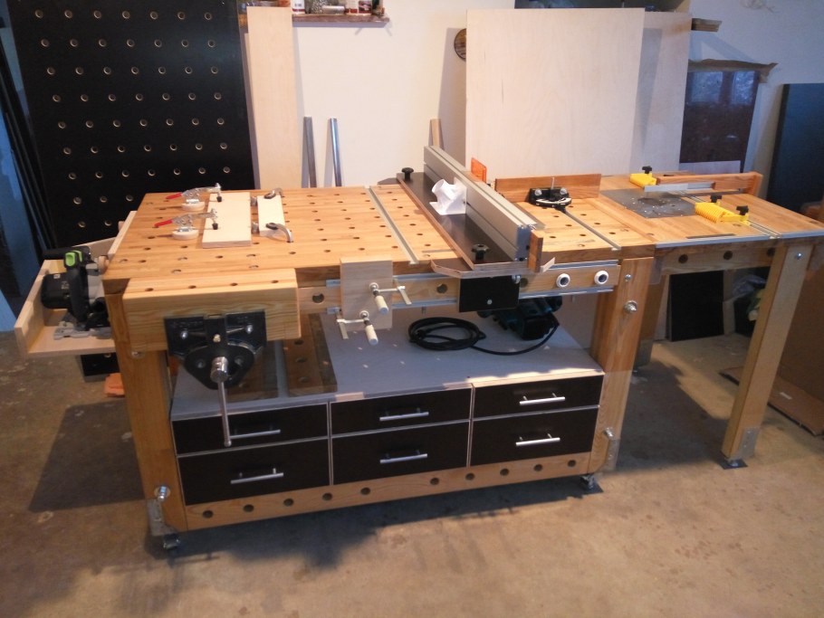 Универсальный верстак "три в одном"