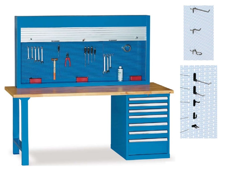 Верстак с перфопанелью