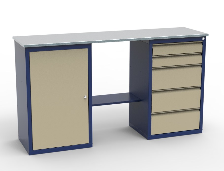 Верстак Практик wt140.wd1/f1.000 1400x700 мм