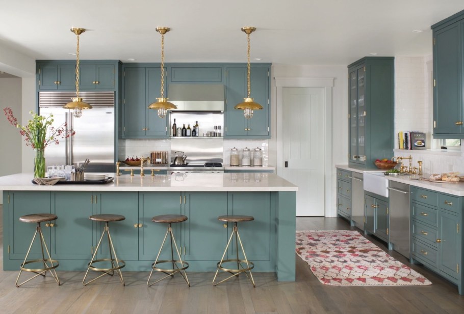 Модные цвета в интерьере кухни