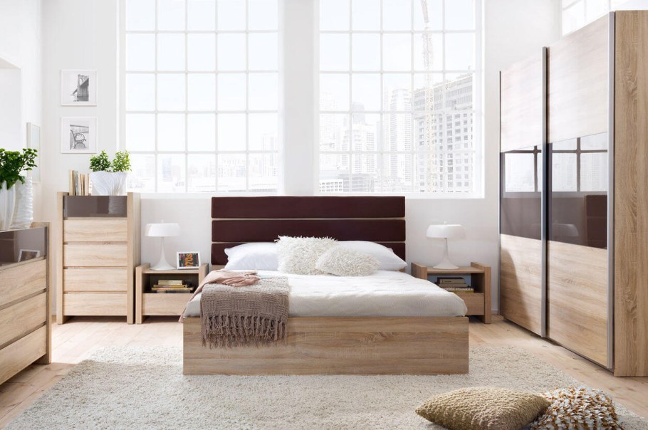 Спальный гарнитур дуб сонома BRW