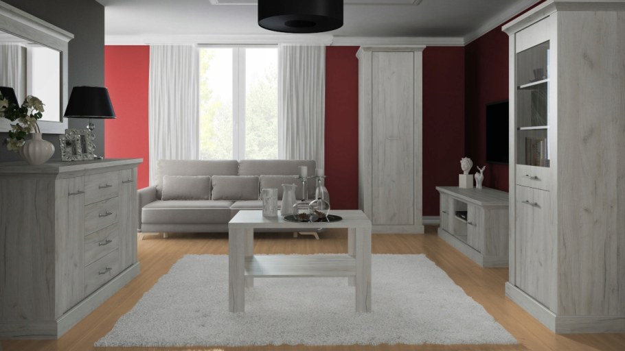 Дуб крафт белый ЛДСП мебель