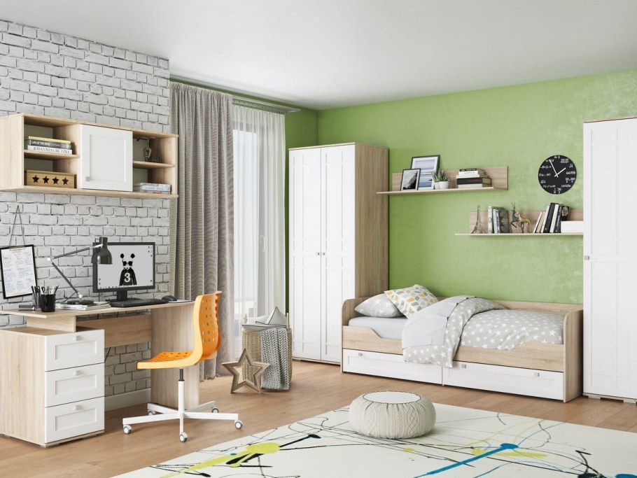 Детская Ривьера дуб сонома