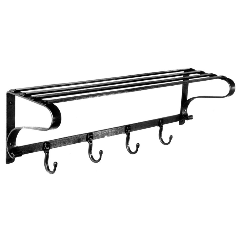 Вешалка с полкой для головных уборов железо