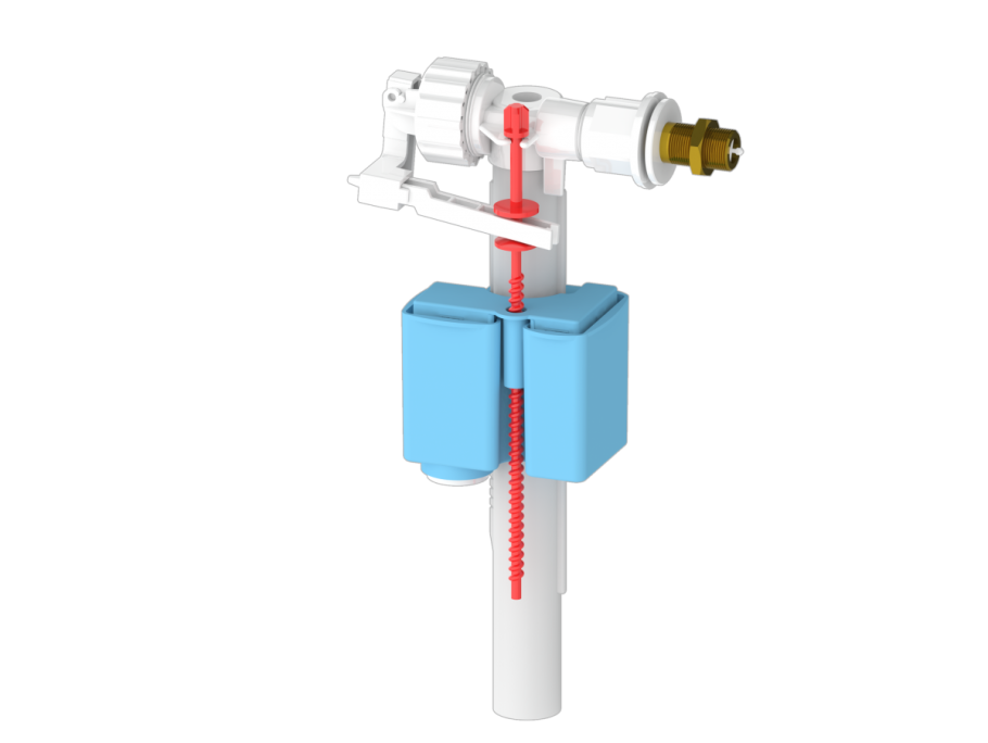 Арматура с боковой подводкой со штоком аб 66.54.14.3