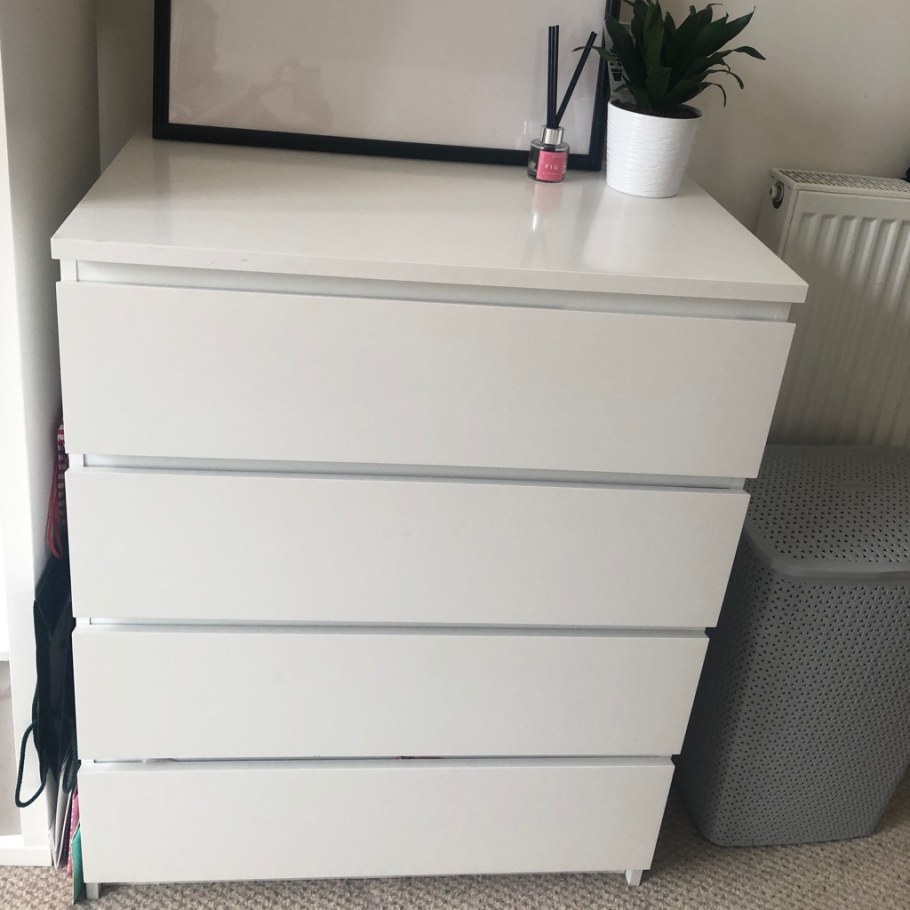 Икеа комод МАЛЬМ белый