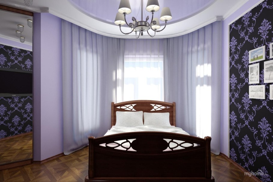 Спальня с эркером