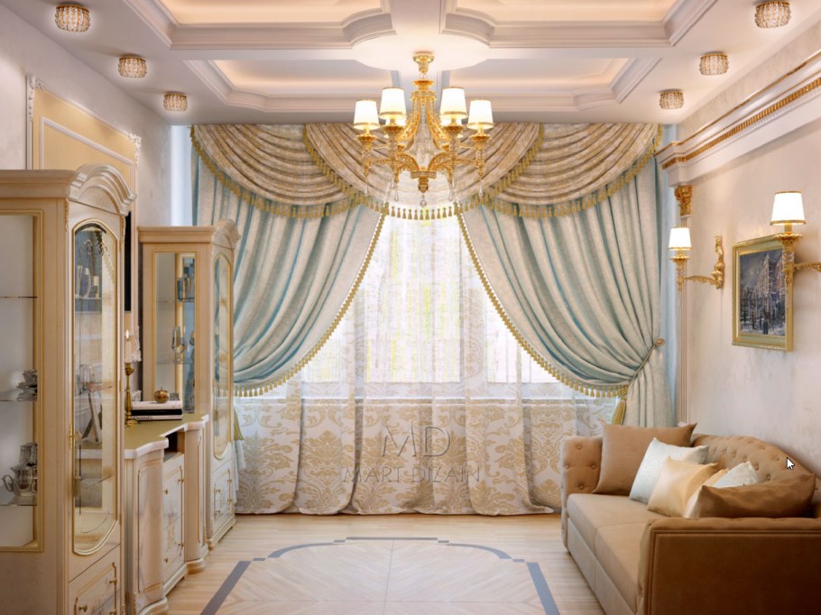 Занавески в классическом стиле
