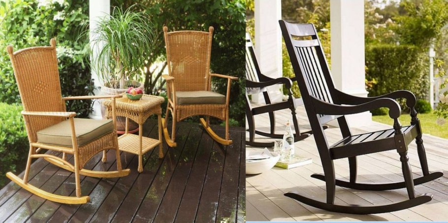 Кресло качалка уютное фото