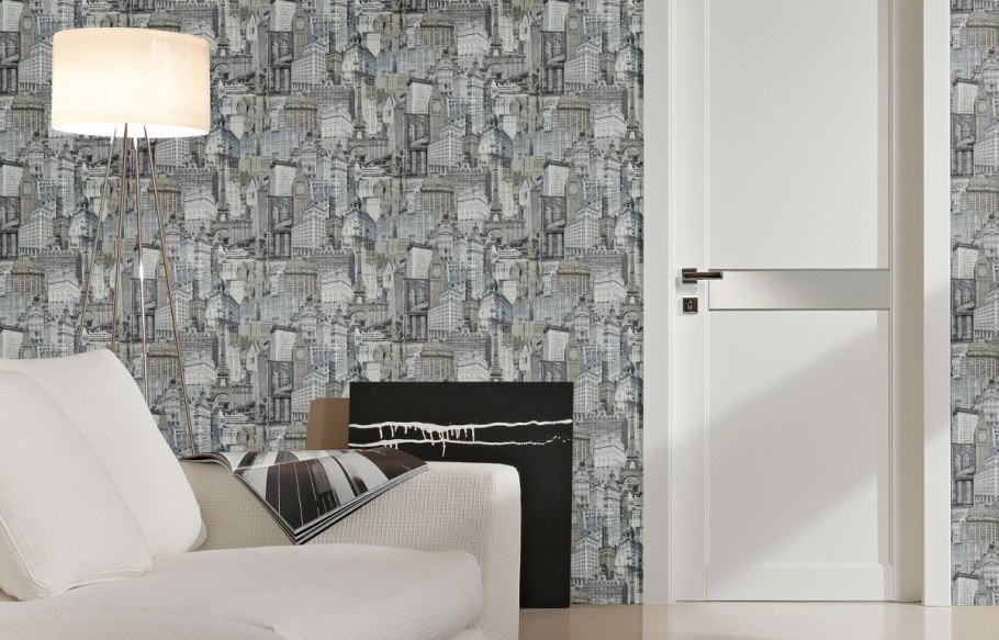 Винил на флизелине в интерьере