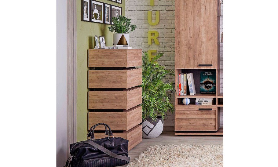 Комод nature 6 Глазов мебель дуб табачный Craft