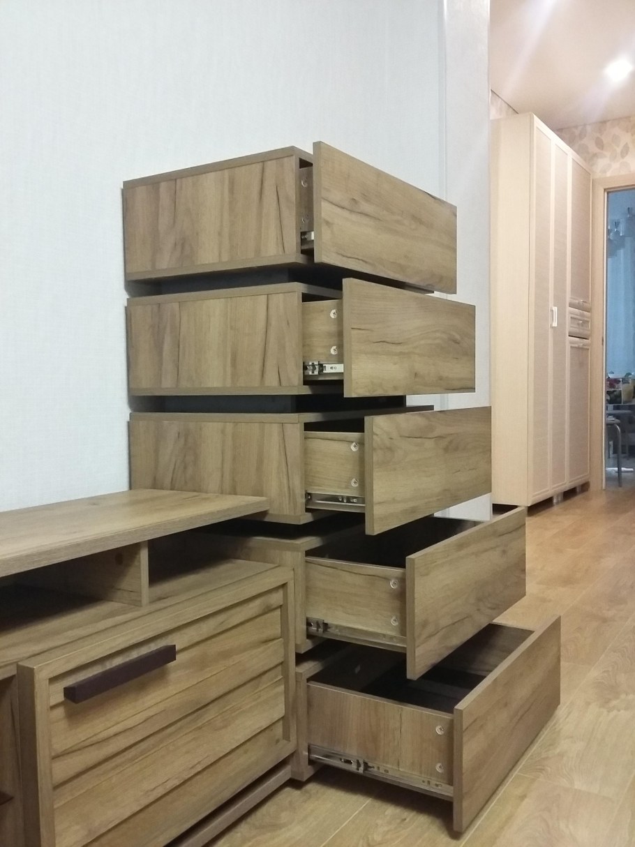 Комод дуб табачный крафт