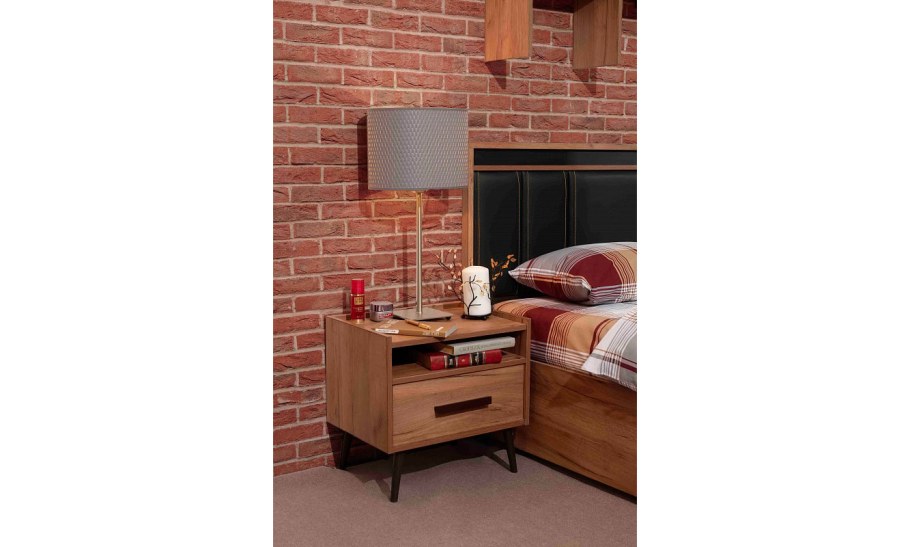 Тумба прикроватная крафт табачный