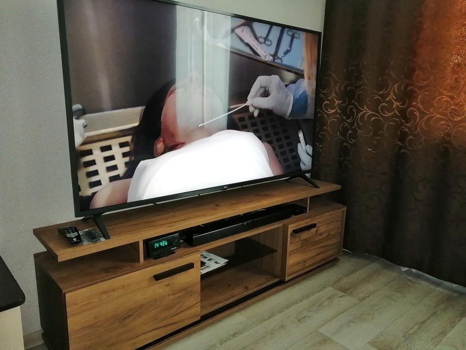 Nature 3 тумба ТВ дуб табачный Craft-черный