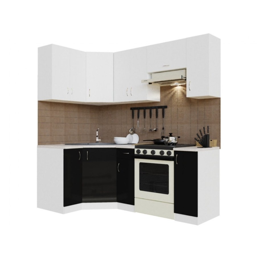 Кухня Престиж угловая 1200х1785 мм венге