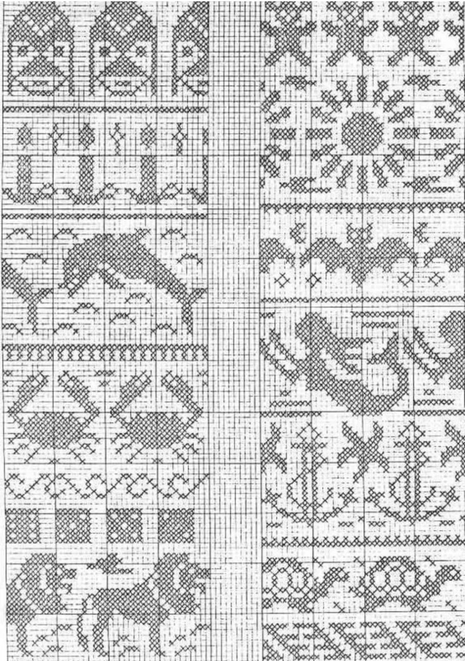 Перфокарты жаккард Норвежские узоры