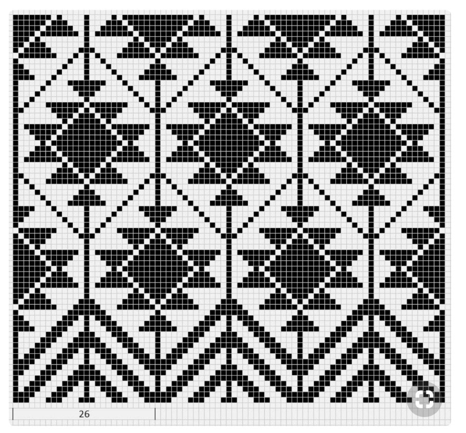 Жаккард геометрический узор