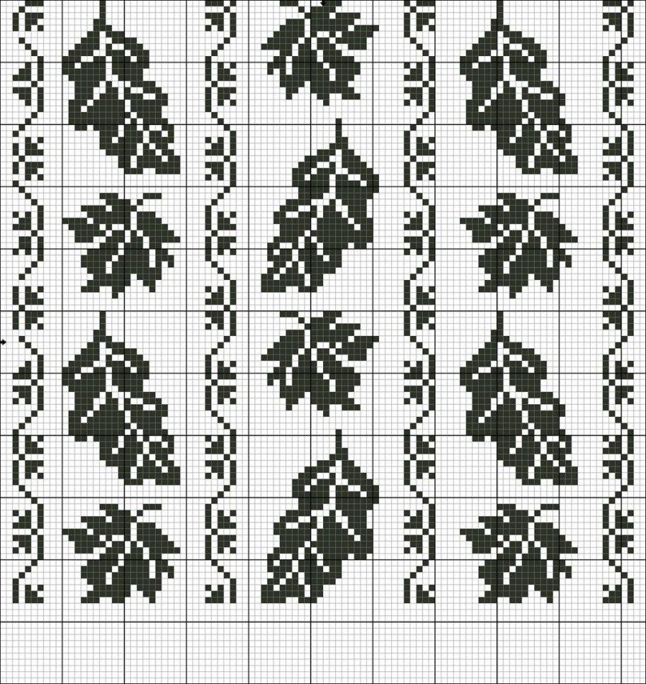 Жаккардовые узоры спицами