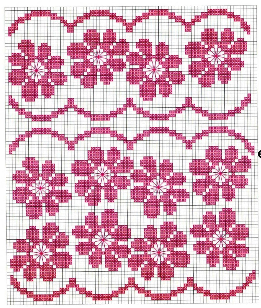 Цветочный жаккард