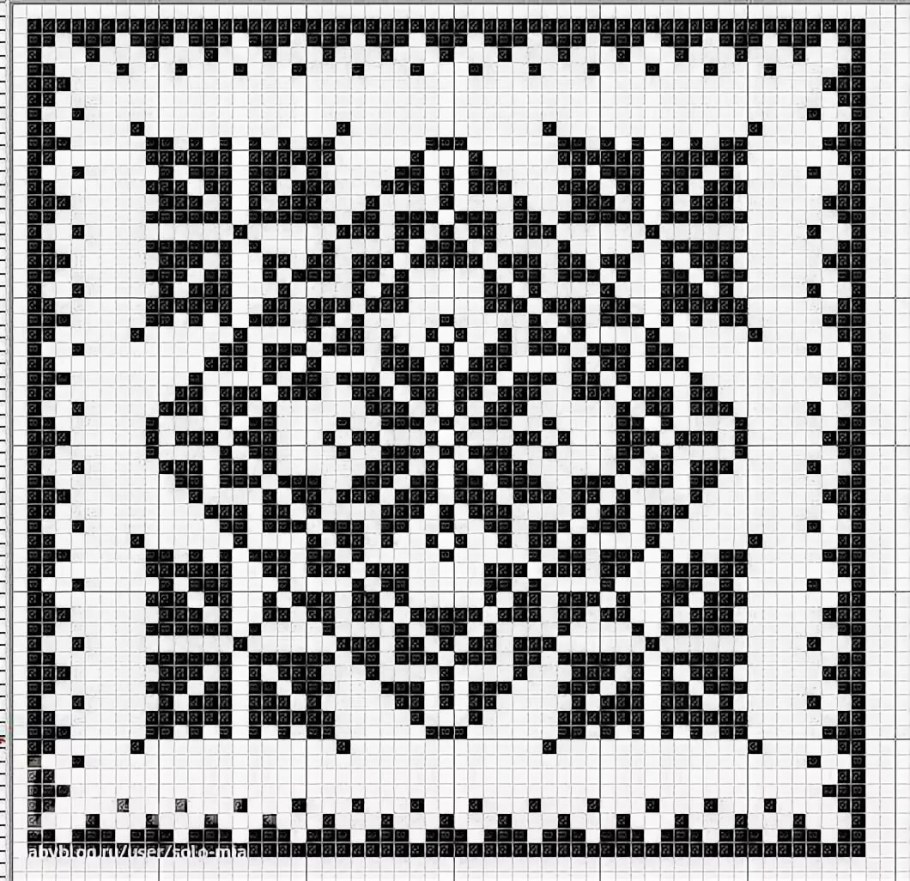 Бискорню Норвежские узоры