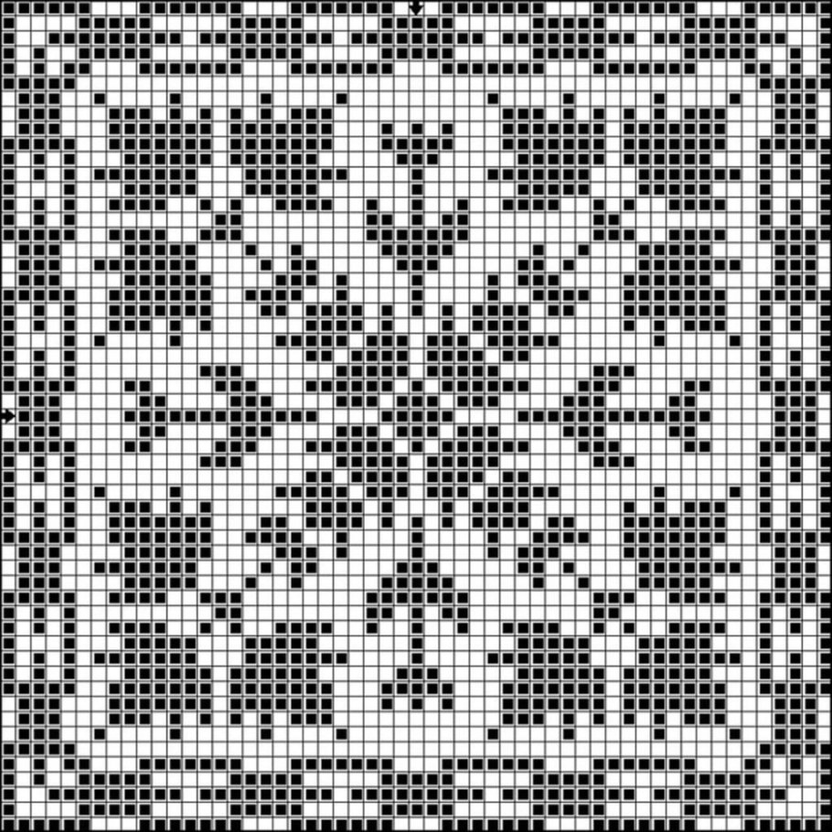 Жаккардовые узоры для подушек