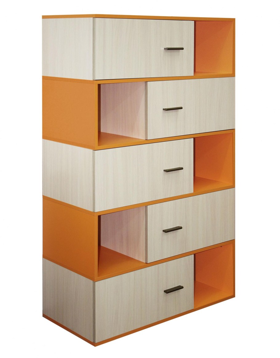 Стеллажи для комнаты с ящиками