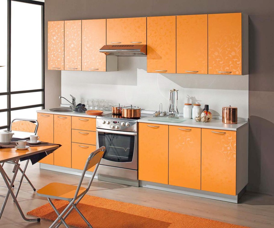 Кухня Дина принт манго