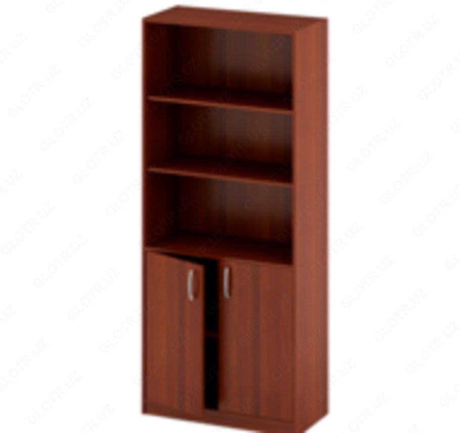 Офисный шкаф ШБ-3 цвет орех итальянский