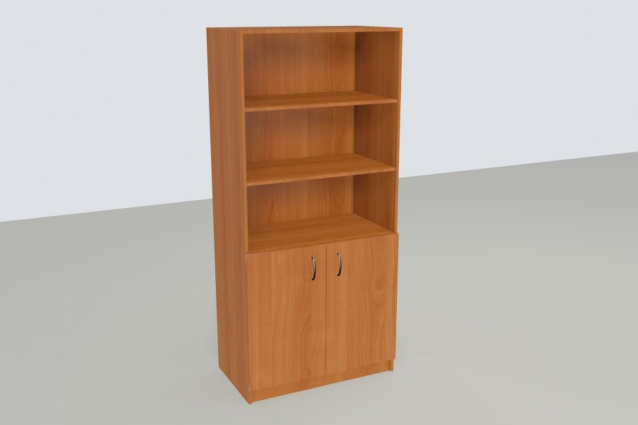 Шкаф офисный со стеклом, 755×376×2000 шл18