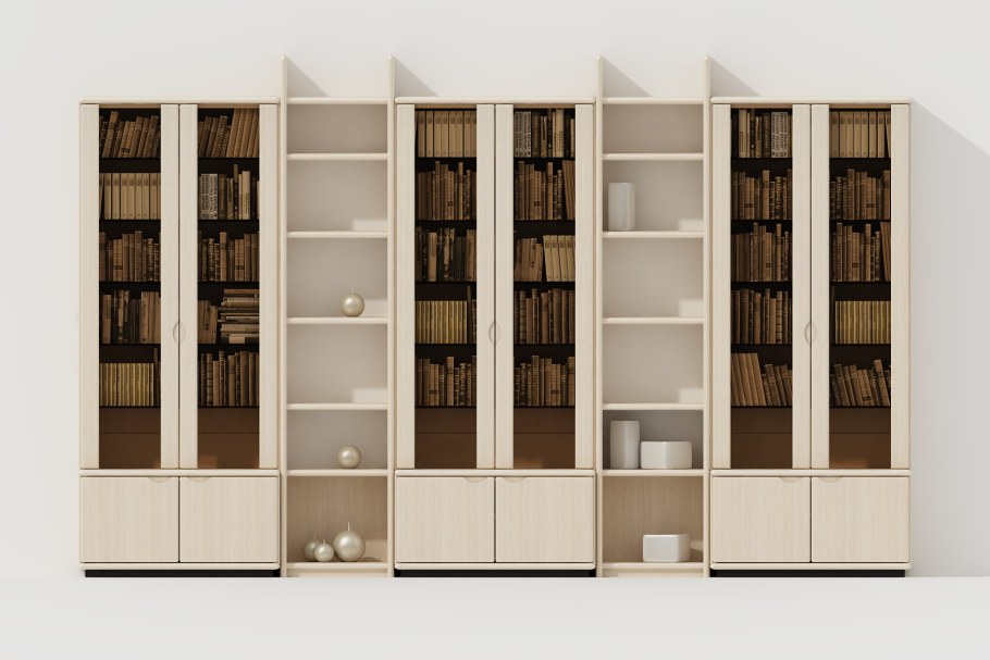 Шкаф книжный Галла-5.11