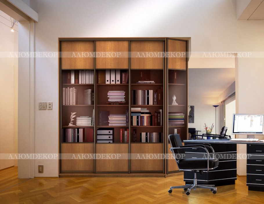 Встроенные шкафы в офис