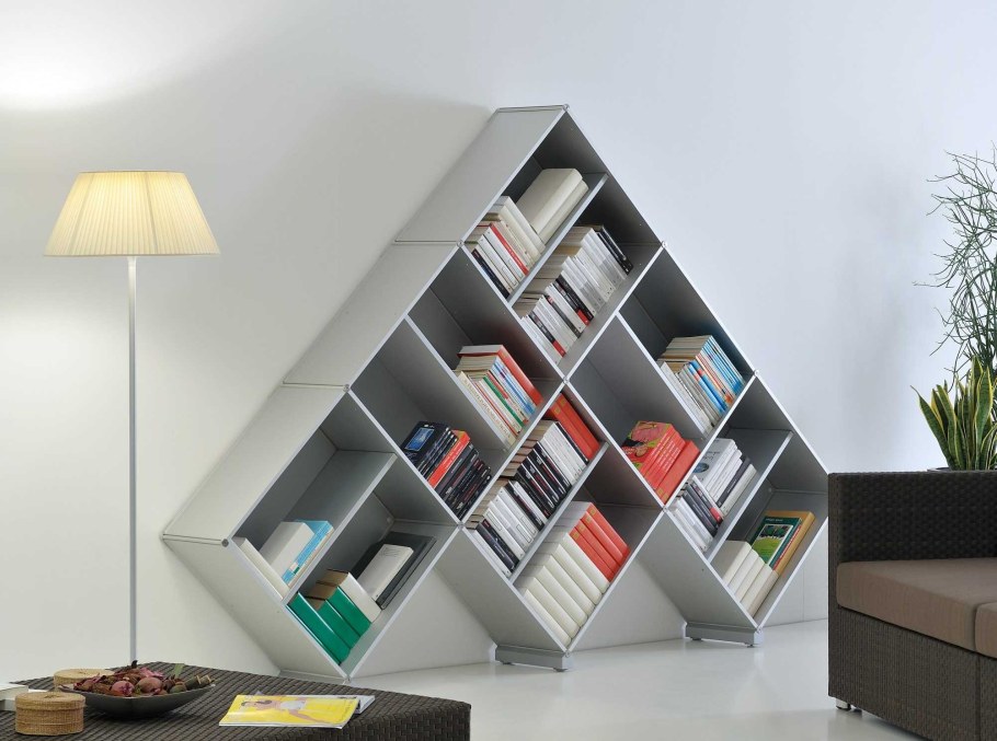 Необычные стеллажи для книг