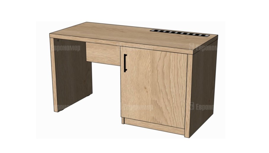 Стол письменный с тумбой для минибара