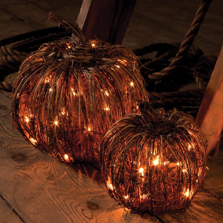 Тыква из веток