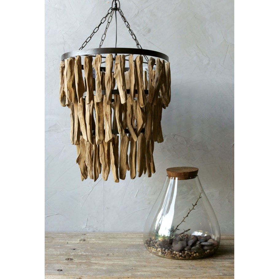 Светильники из веток и коряг