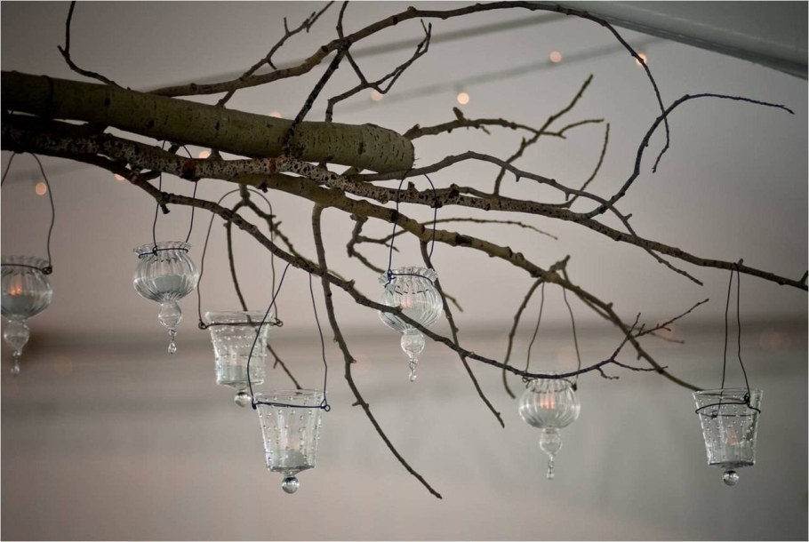 Ветки в интерьере