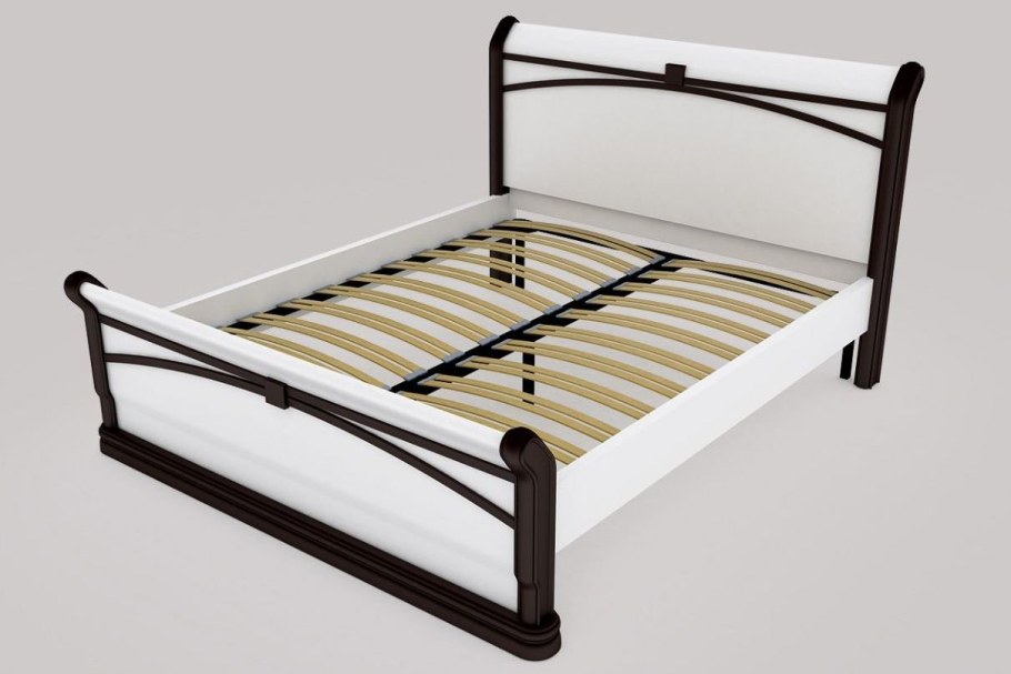 Кровать односпальная с ортопедическим основанием 2060х960х470мм