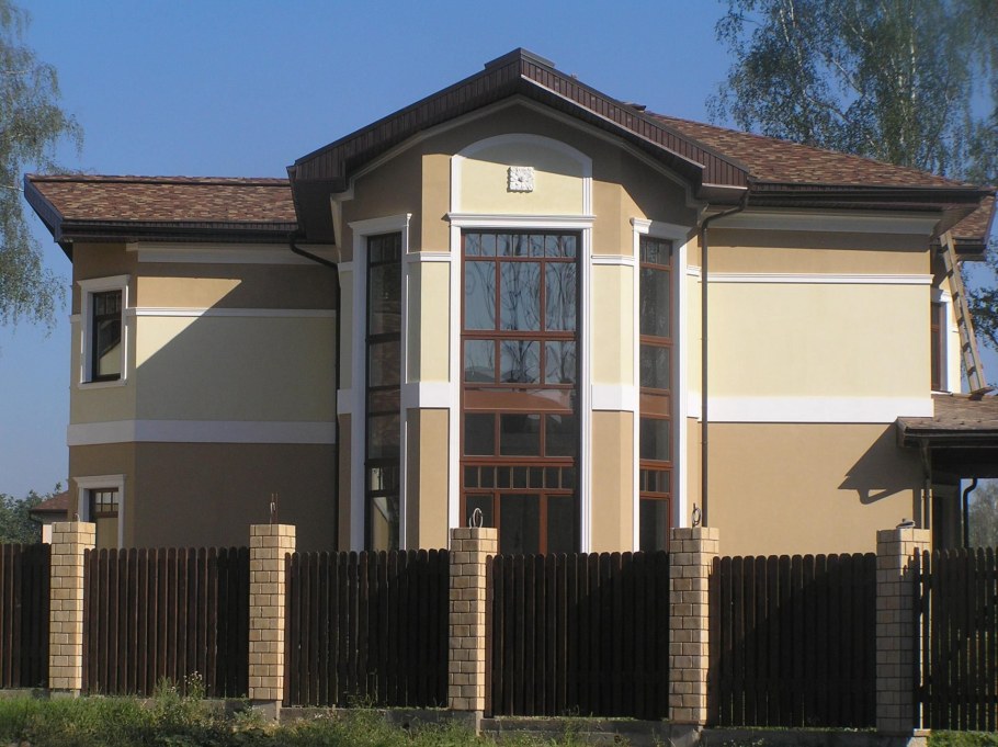 Двухцветный фасад