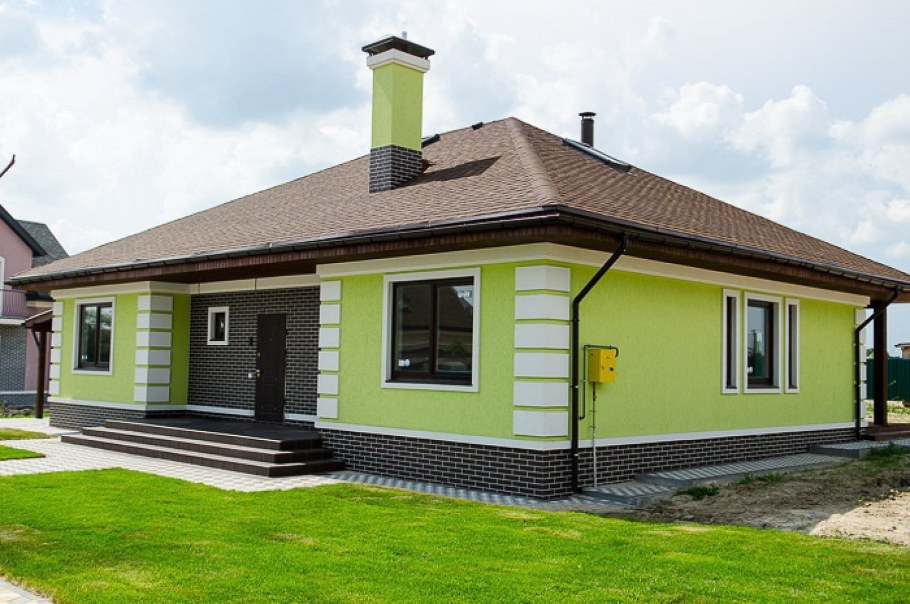 Z10 одноэтажный дом фасады