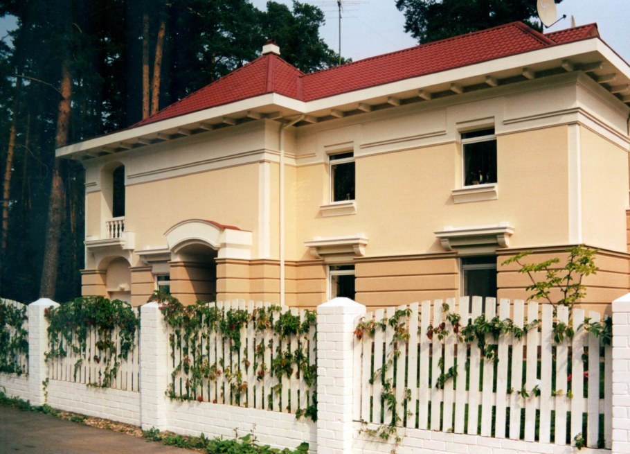 Двухцветный фасад