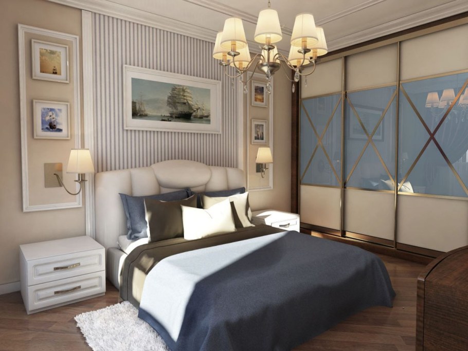 Шкаф в средиземноморском стиле в спальню