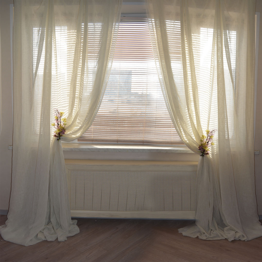 Шторы на окна тюлевые