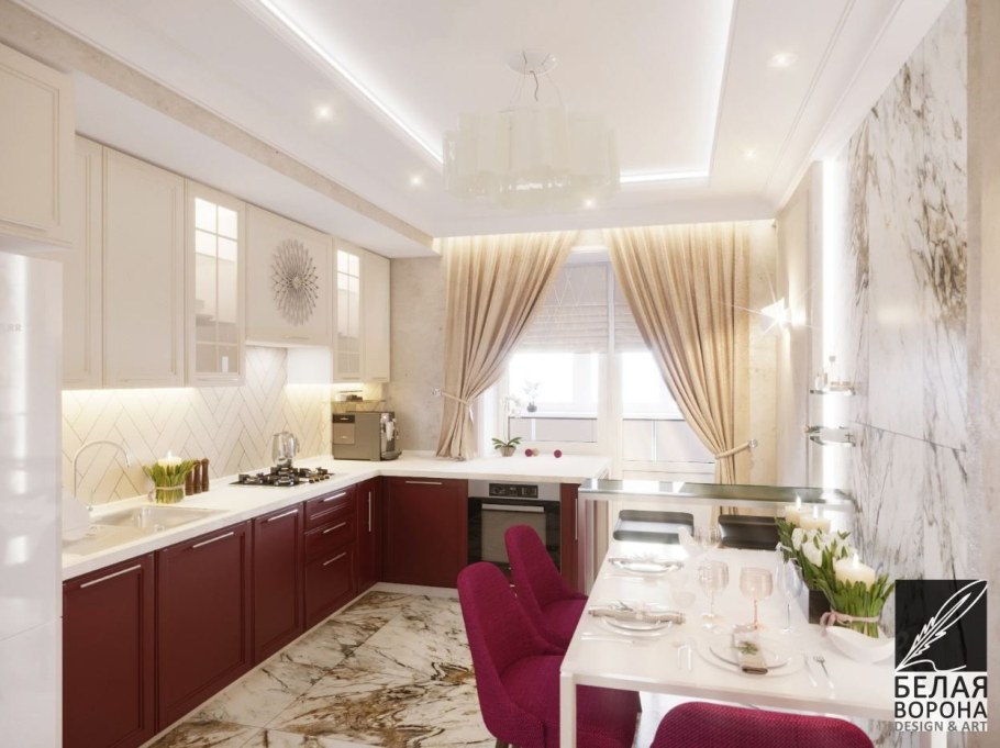 Красивые кухни 2022